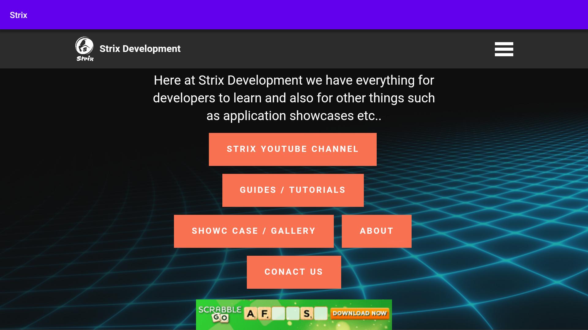 Strix Development 1.0 Screenshot 1