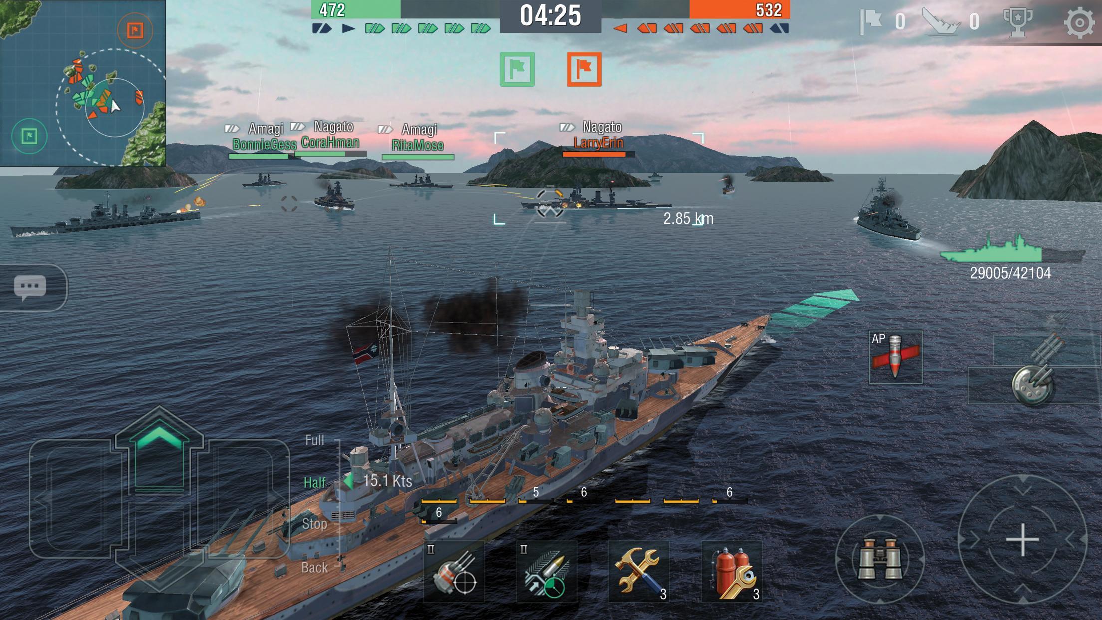 World of Warships Blitz: Gunship Action War Game 3.3.0 Screenshot 18