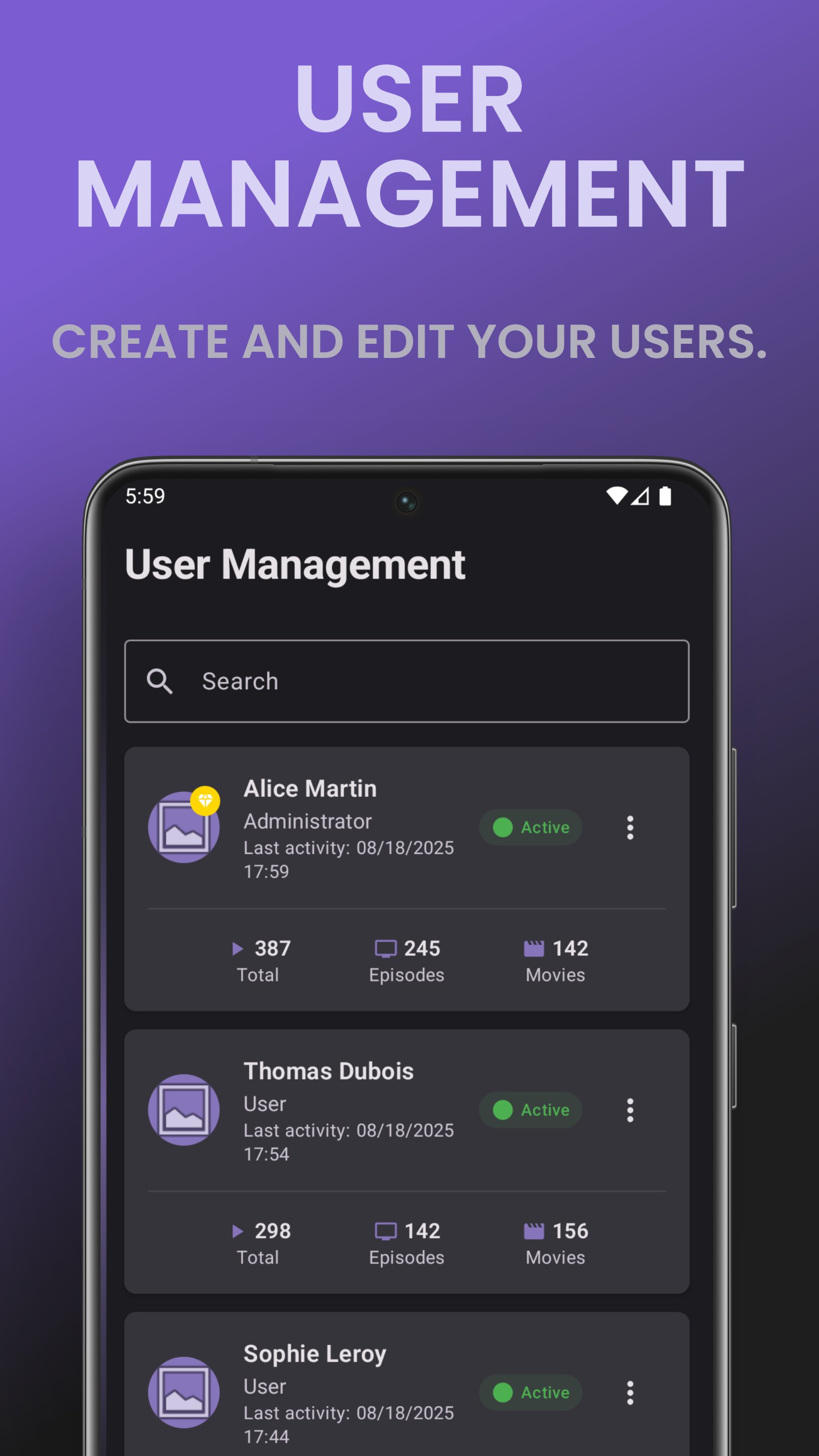 JellyWatch: Jellyfin Admin 2.0.REV-1721 Screenshot 4
