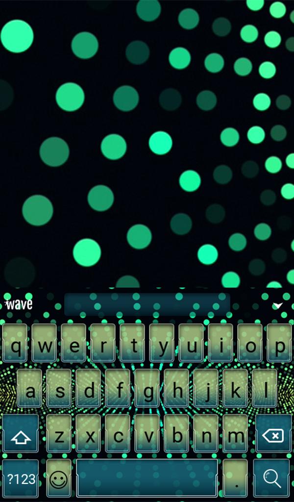 Green Disco Animated Keyboard + Live Wallpaper 3.63 Screenshot 2