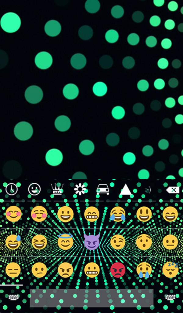 Green Disco Animated Keyboard + Live Wallpaper 3.63 Screenshot 4