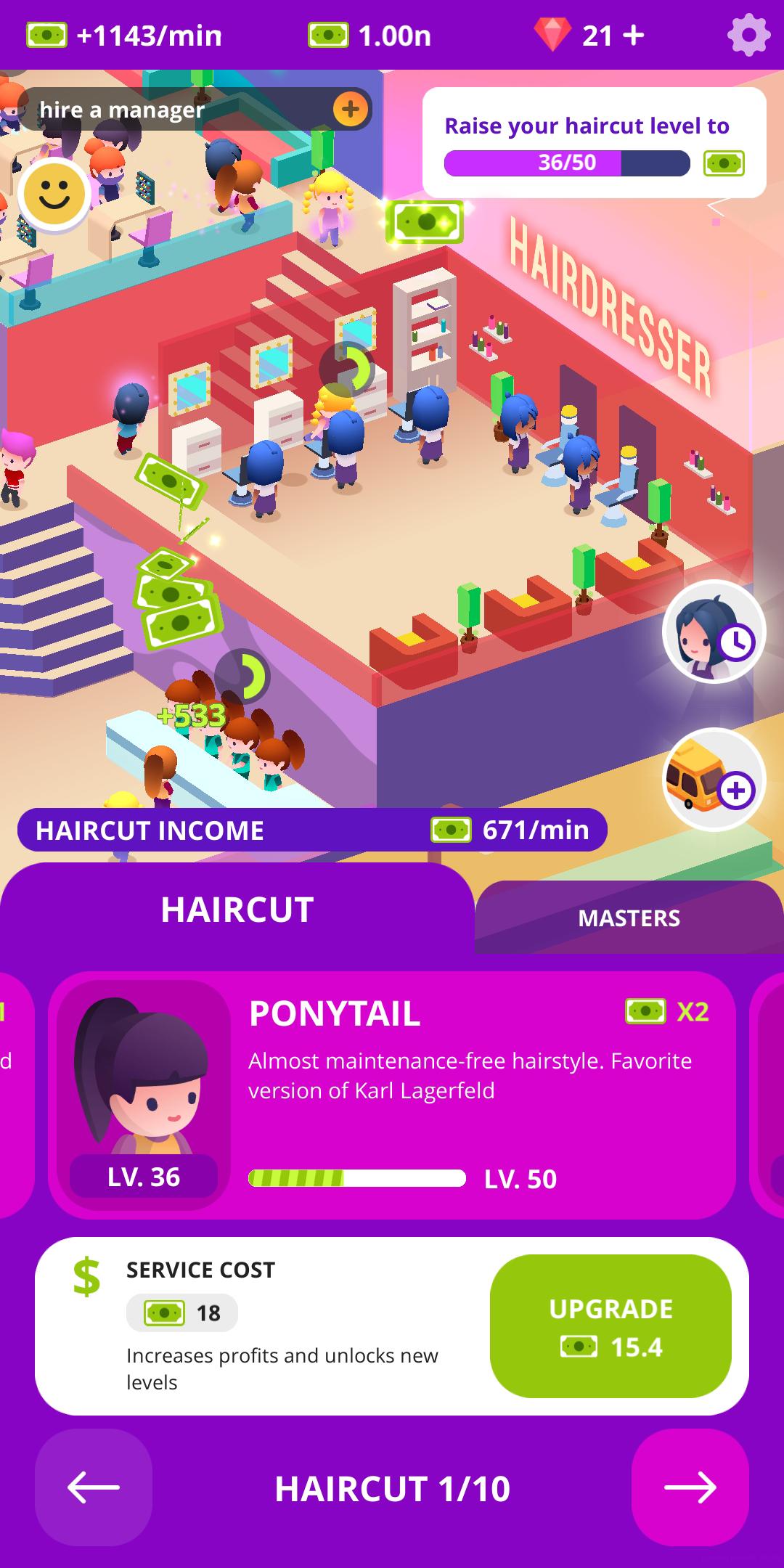 Beauty Salon tycoon – fashion shop simulator game 1.6.0001 Screenshot 11