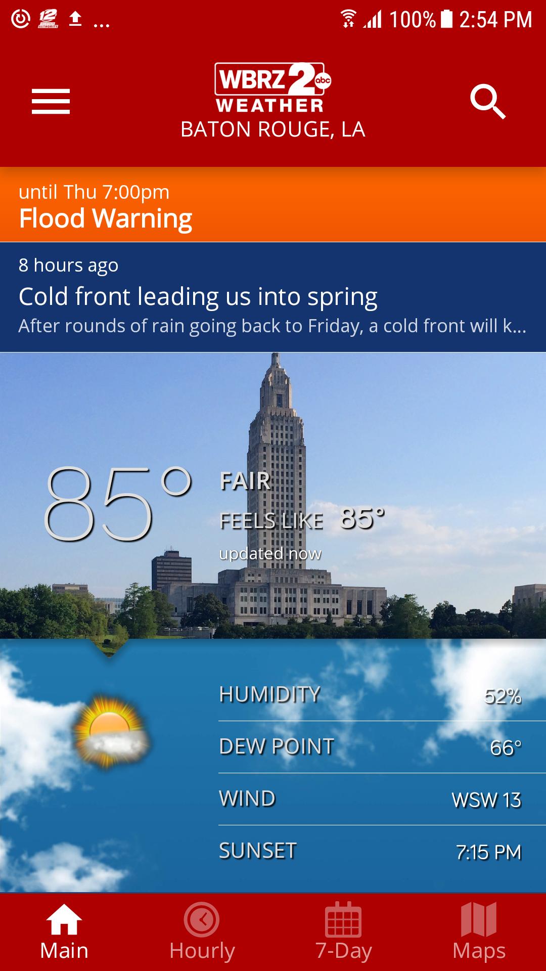WBRZ Weather 5.3.501 Screenshot 1