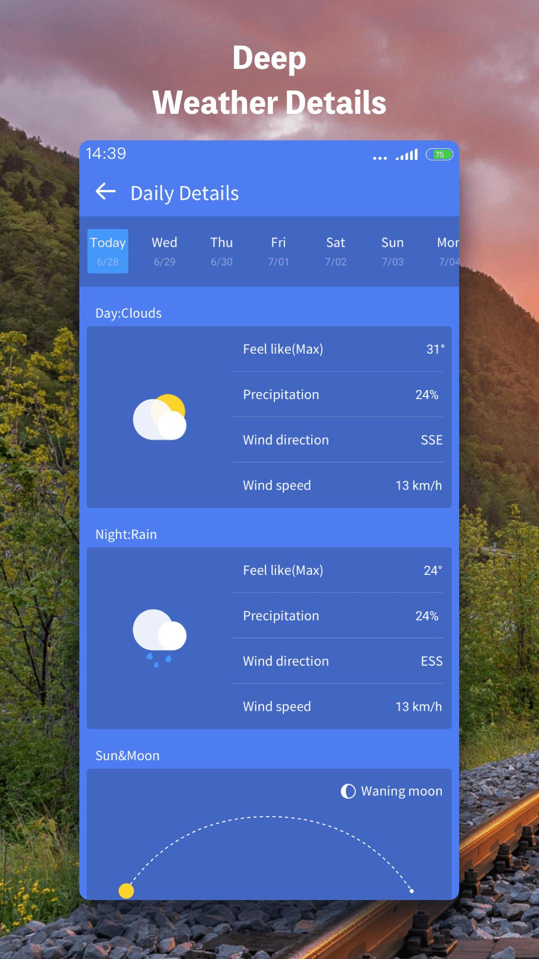 Weather Forecast - Weather Live & Radar & Widget 1.1.6 Screenshot 5