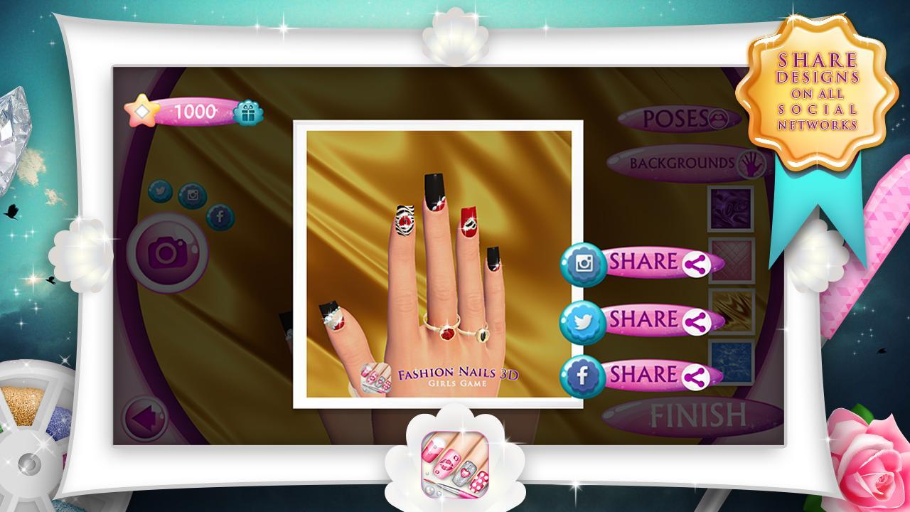 Fashion Nails 3D Girls Game 9.1.5 Screenshot 5