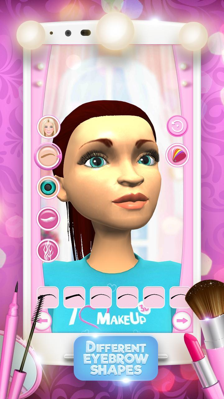 3D Makeup Games For Girls 4.0.3 Screenshot 1