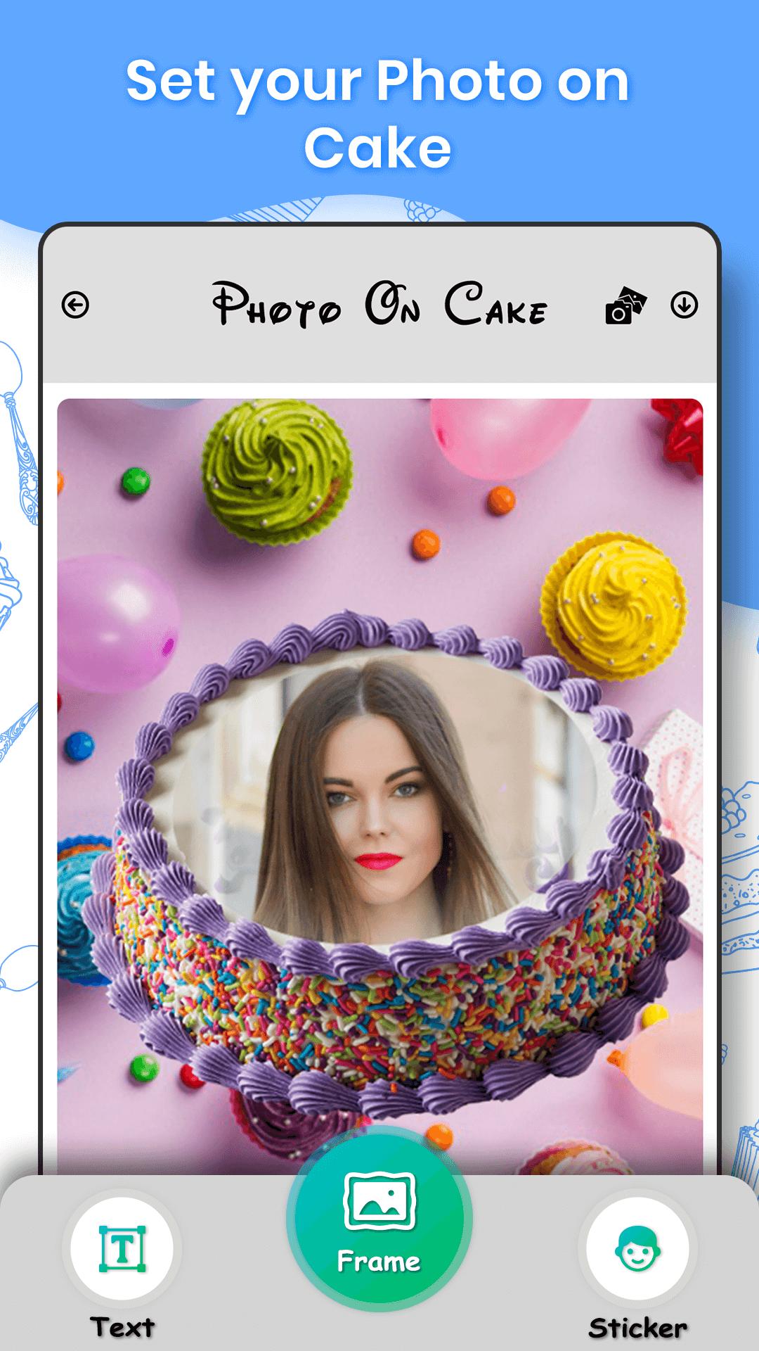 Name and photo on cake 1.0.1 Screenshot 3