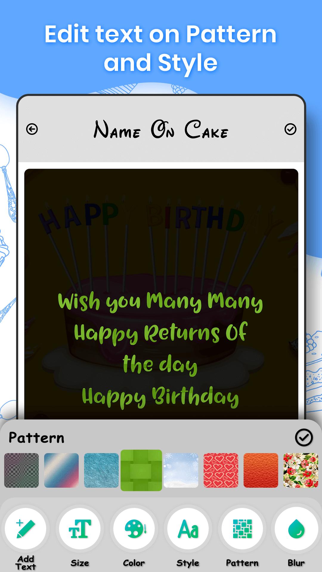 Name and photo on cake 1.0.1 Screenshot 5