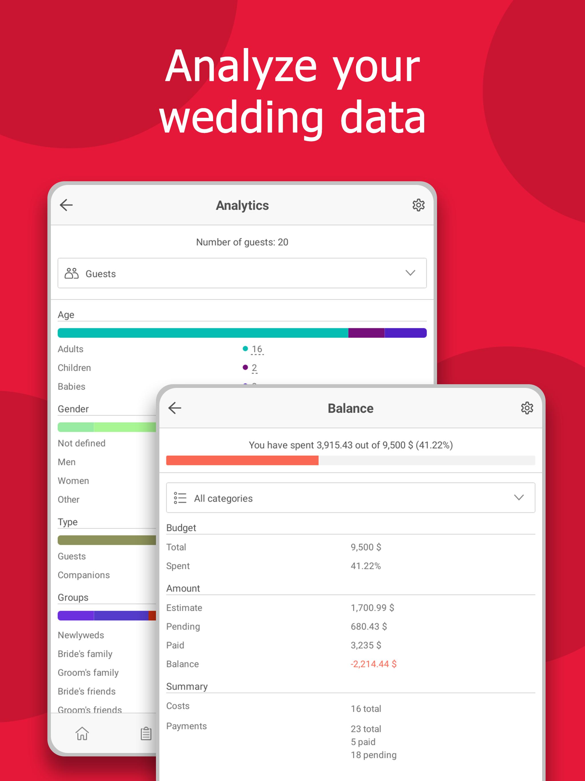 Wedding Planner: Checklist, Budget, Countdown 2.04.227 Screenshot 14