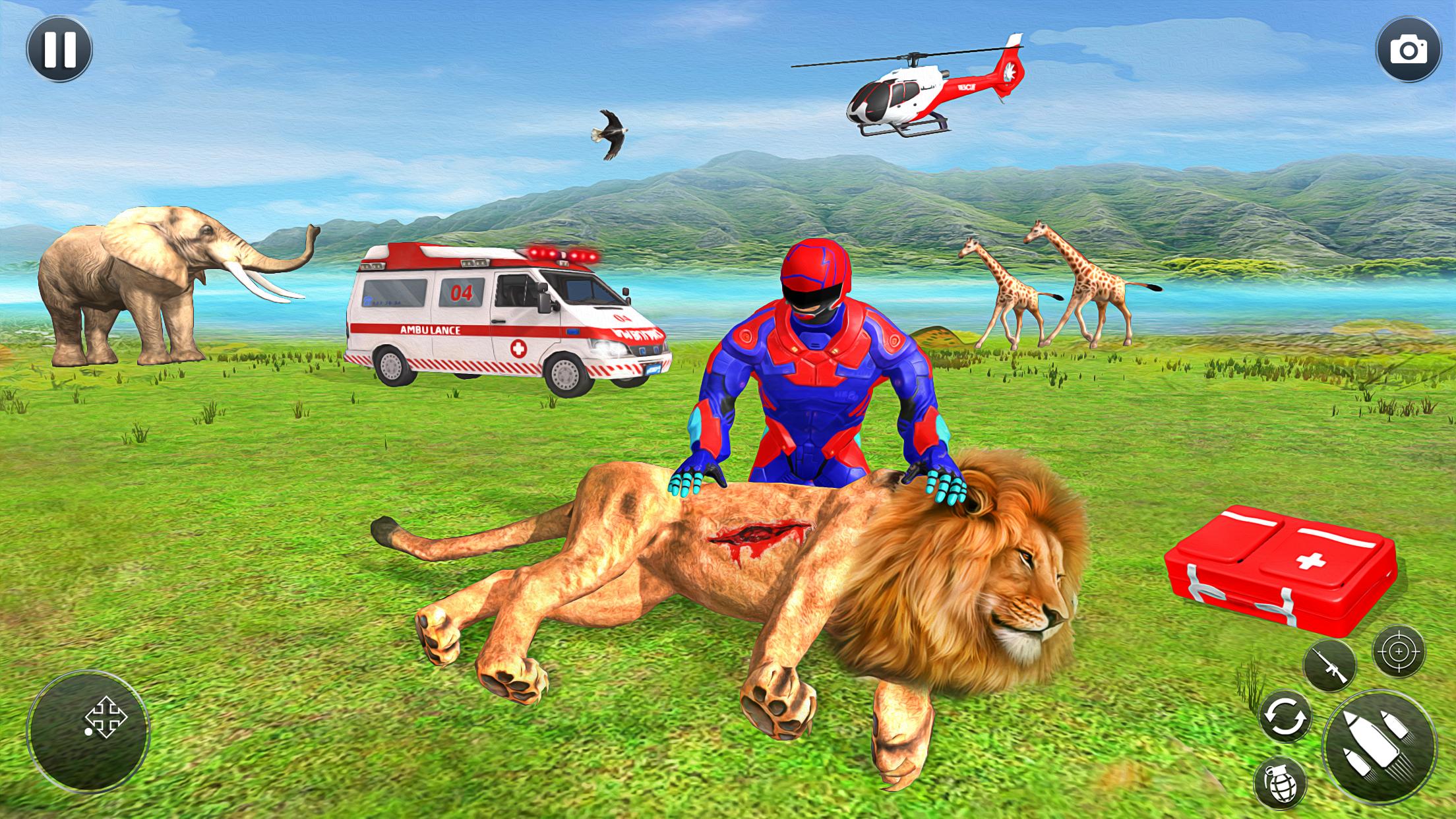 Light Superhero Speed Hero Robot Rescue Mission 1.9 Screenshot 1