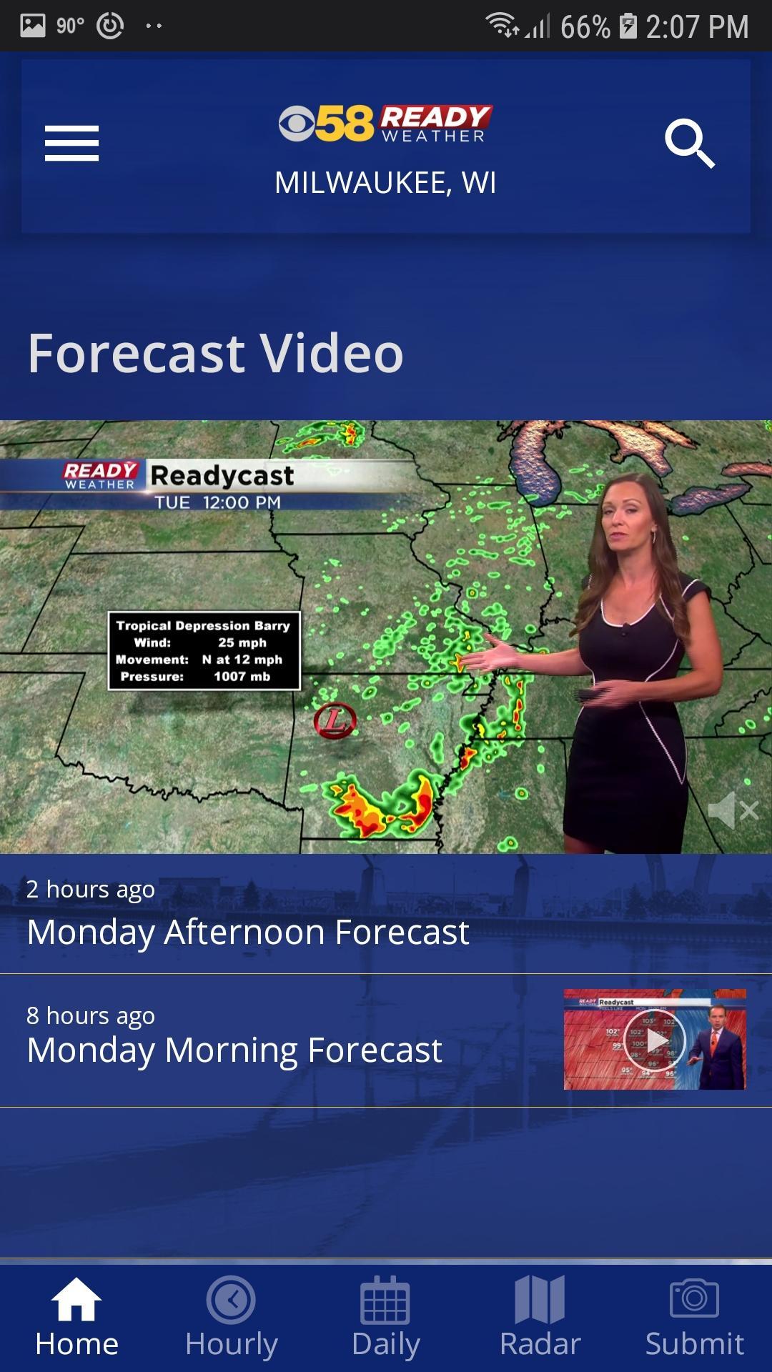 CBS 58 Ready Weather 5.1.204 Screenshot 1