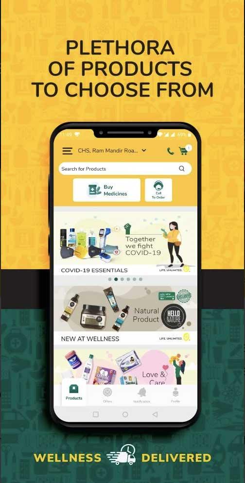WellnessForever - Most Trusted Online Medicine App 4.5.2 Screenshot 1