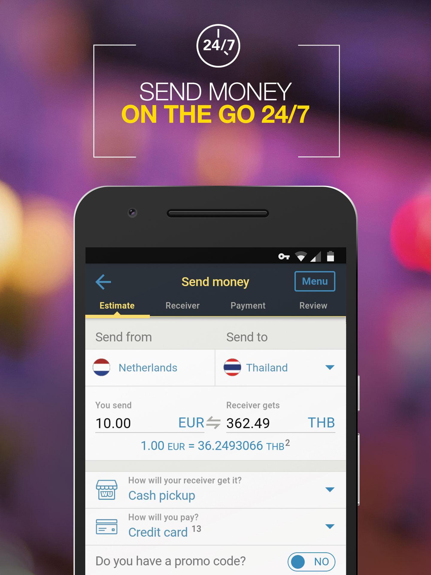 Western Union NL - Send Money Transfers Quickly - 2.3 Screenshot 2