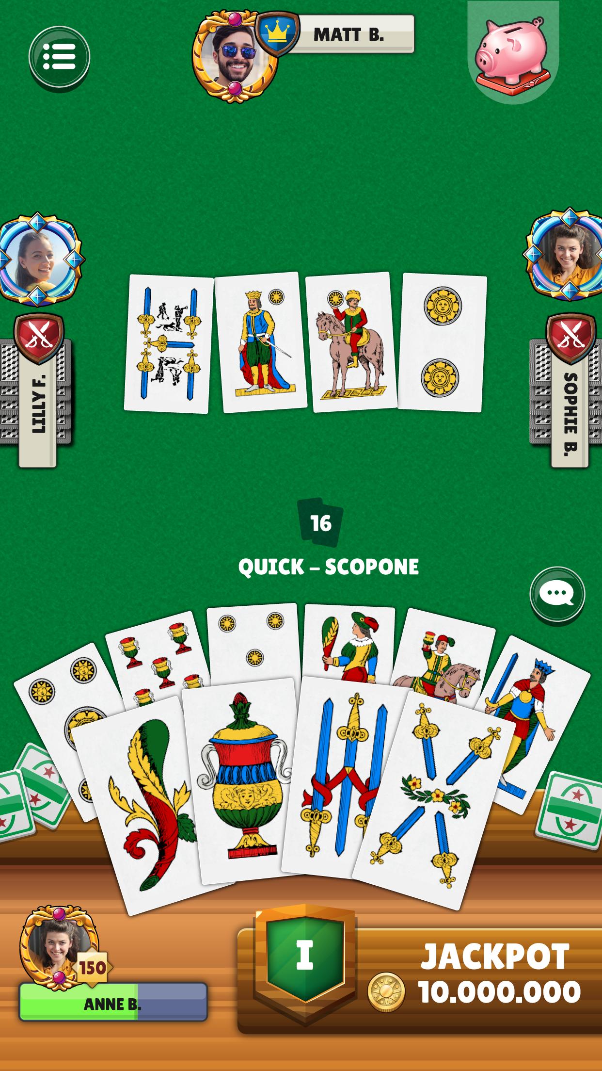 Scopa Free Italian Card Game Online 6.71 Screenshot 4