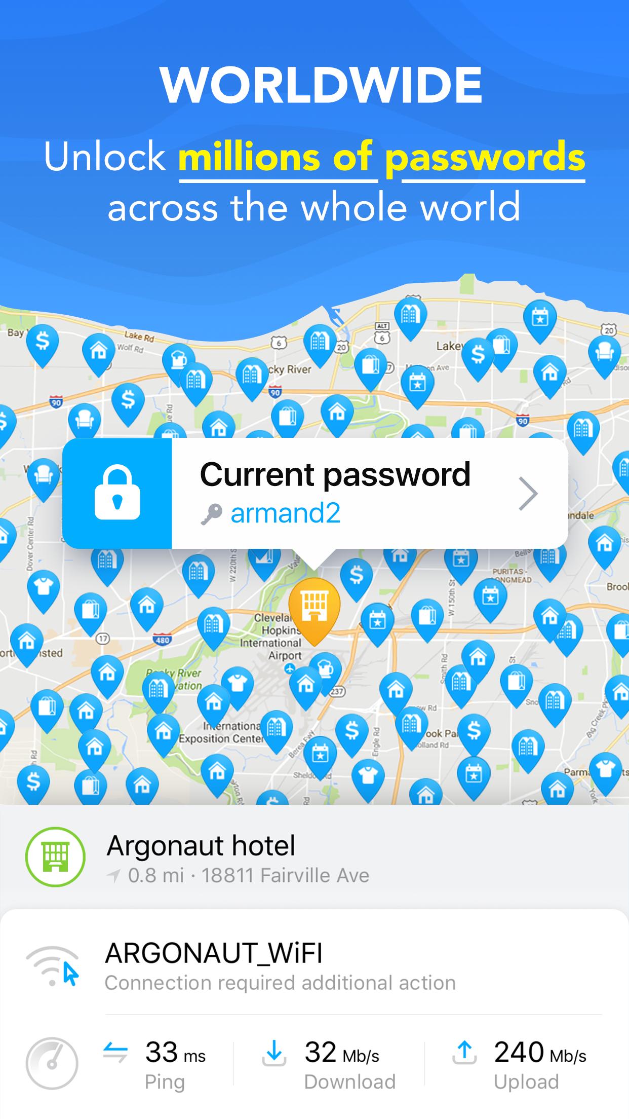 WiFi Map Get Free Internet Passwords & Hotspots 5.4.8 Screenshot 6