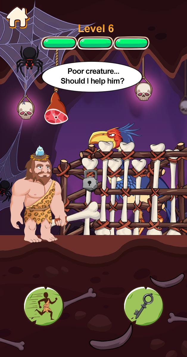 Comics Caveman Save them all 1.0.4 Screenshot 5