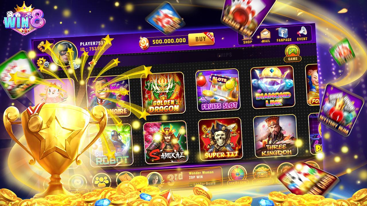 Win8 Casino Online- Free slot machines 1.0.1 Screenshot 1