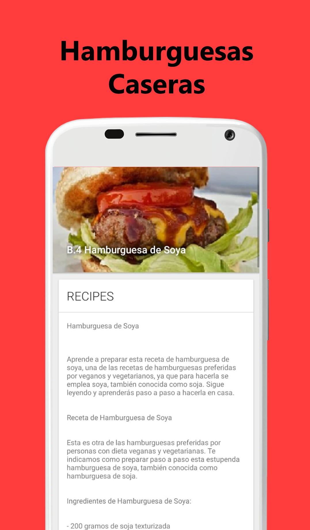 Homemade Burger Recipes 1.2.0 Screenshot 2