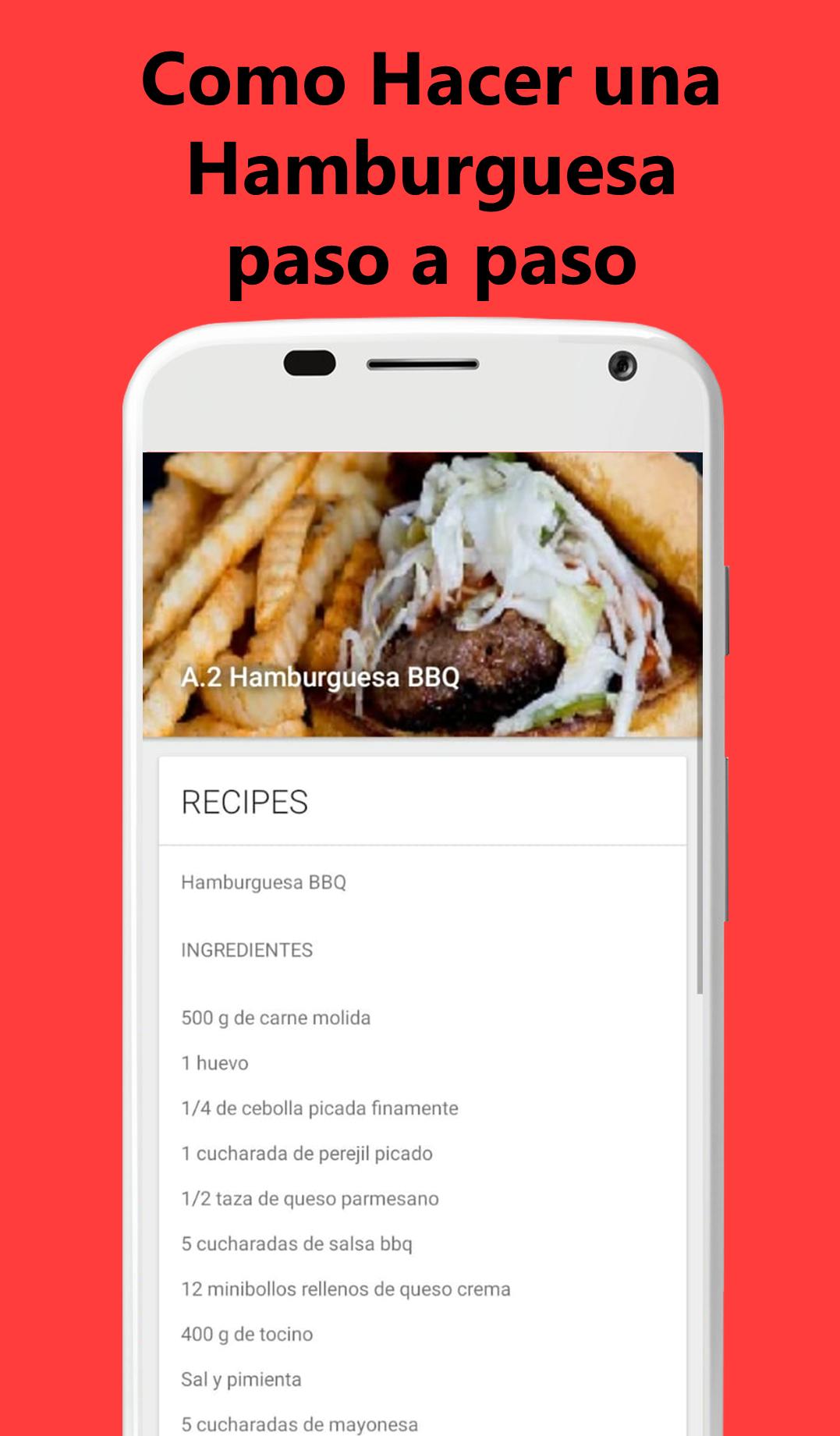 Homemade Burger Recipes 1.2.0 Screenshot 5