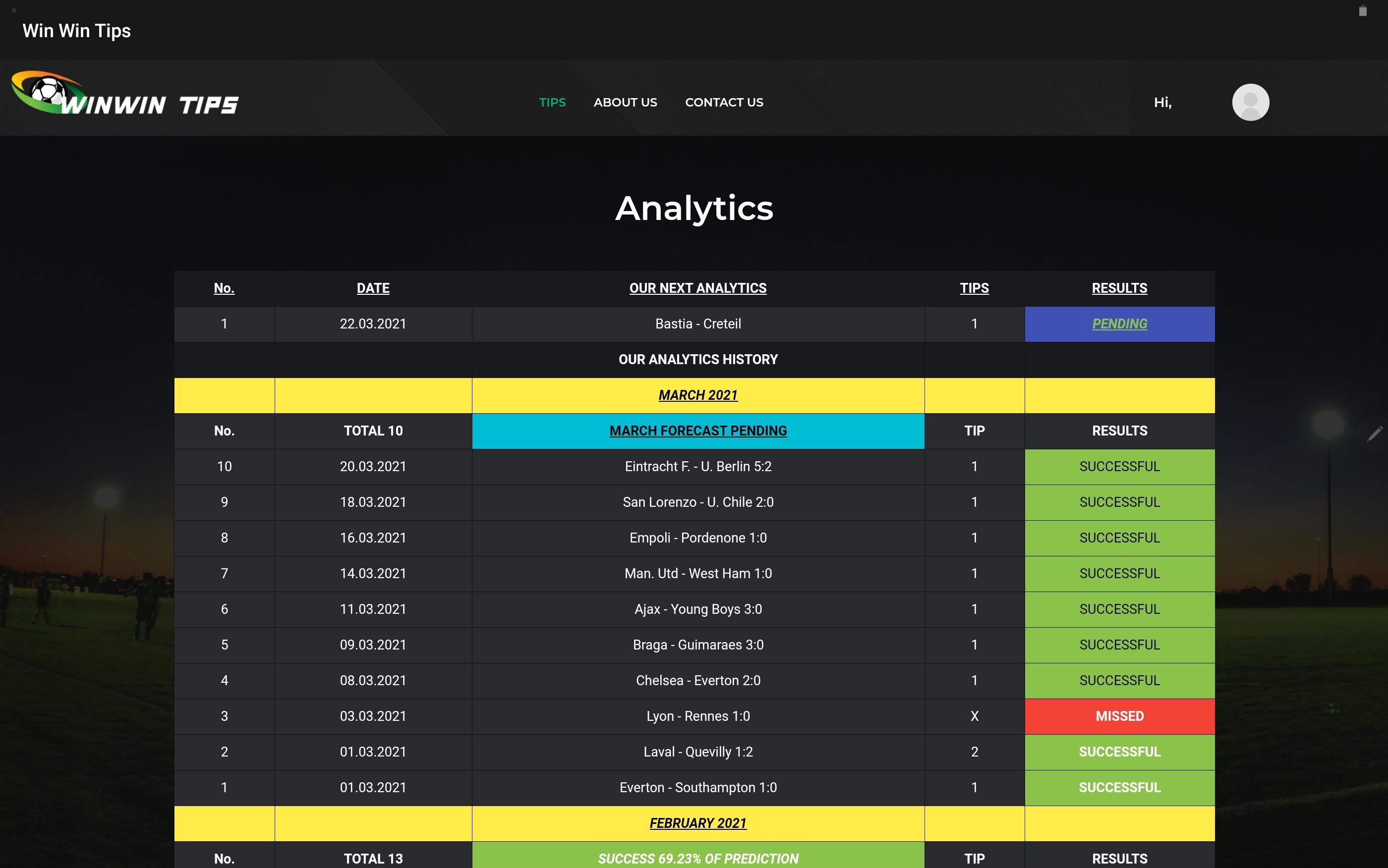 Win Win Tips 5.0 Screenshot 4