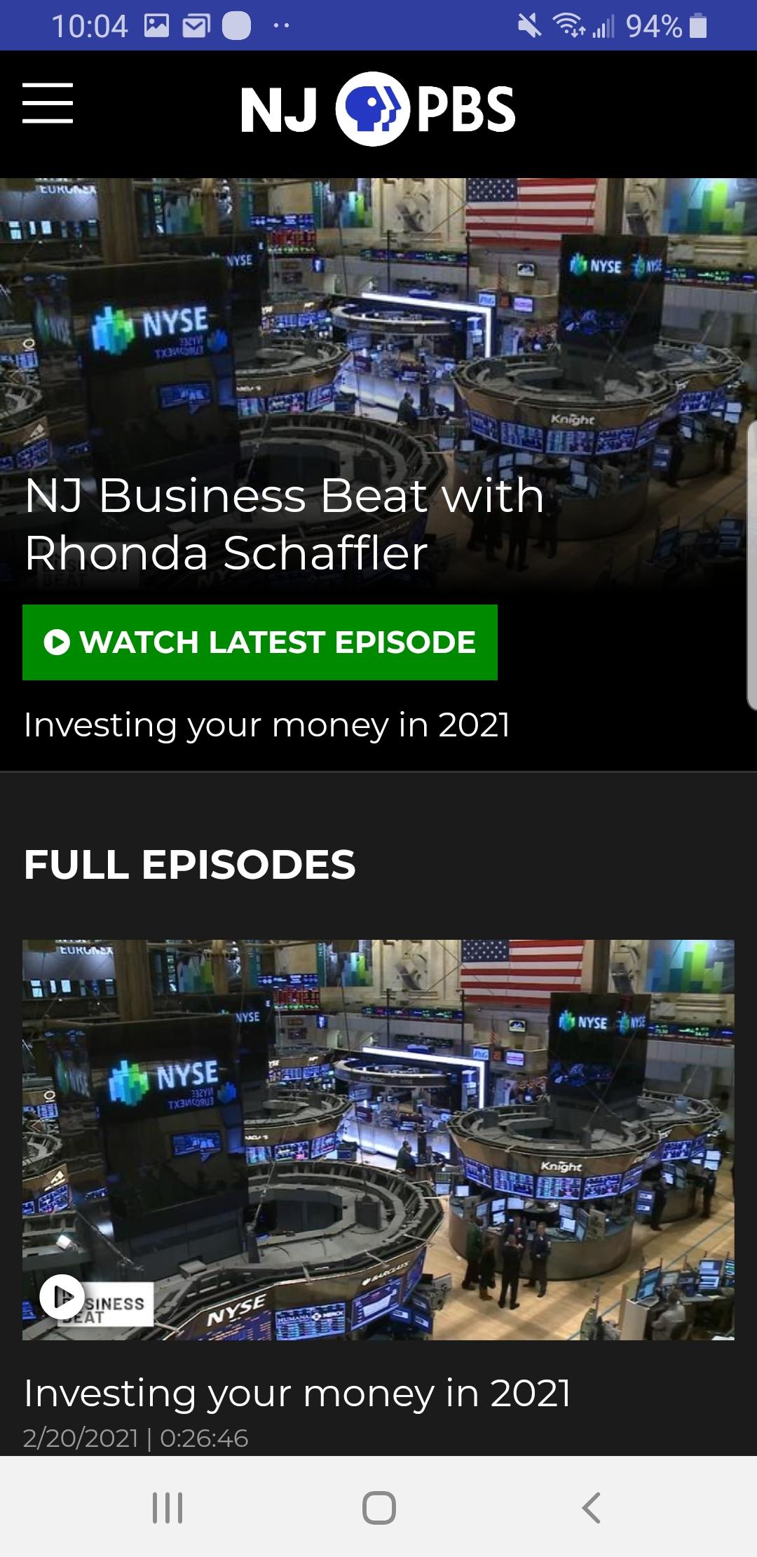NJ PBS 2.0 Screenshot 3