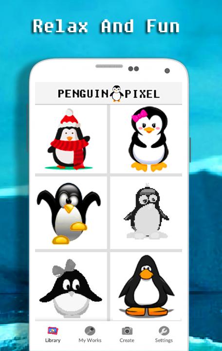 Penguin Cute Color By Number - Pixel Art 3.0 Screenshot 4