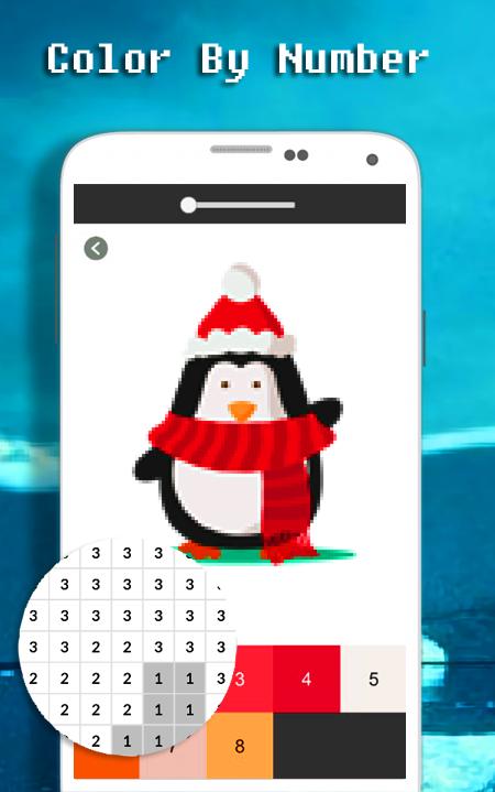 Penguin Cute Color By Number - Pixel Art 3.0 Screenshot 5