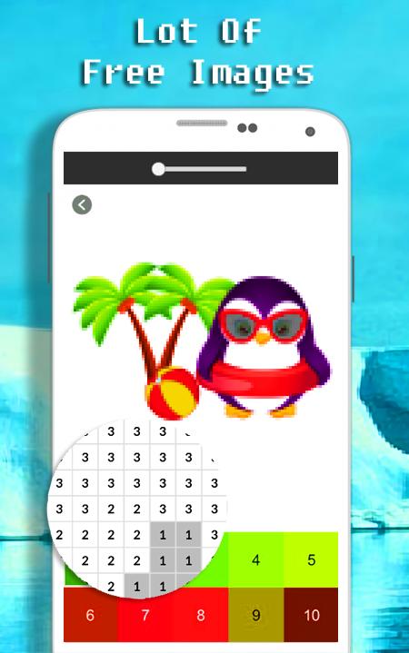 Penguin Cute Color By Number - Pixel Art 3.0 Screenshot 6