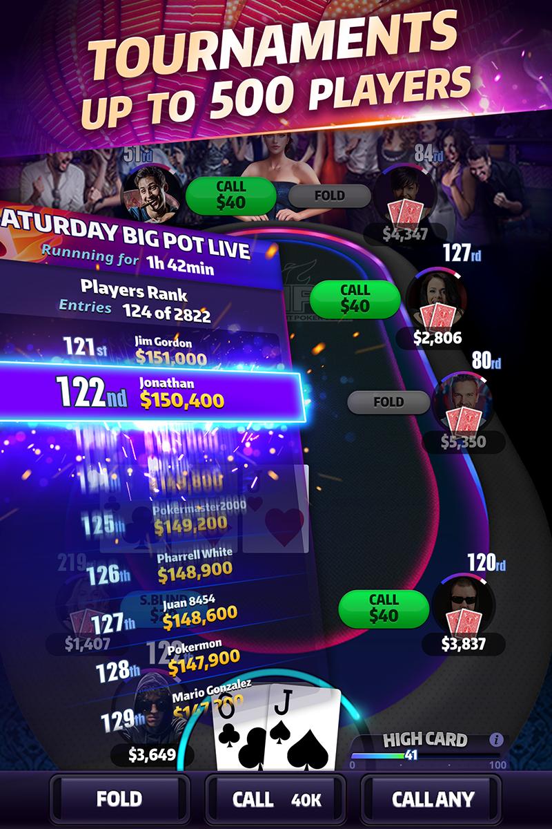 Mega Hit Poker Texas Holdem massive tournament 3.10.6 Screenshot 10