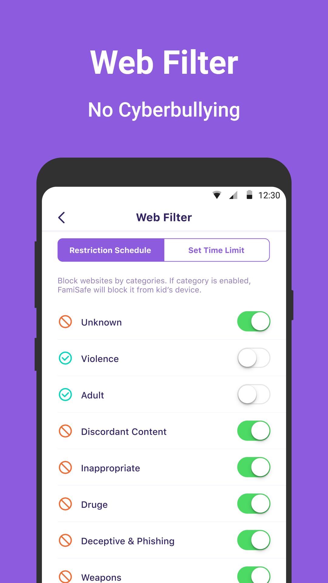 Parental Control App & Location Tracker - FamiSafe 4.0.8.158 Screenshot 5