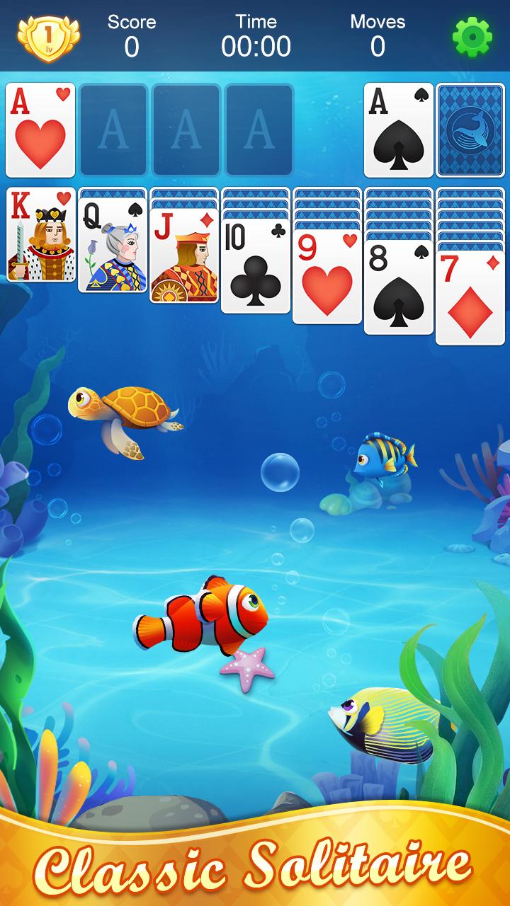 Solitaire Fish - Classic Klondike Card Game 1.2.0 Screenshot 1