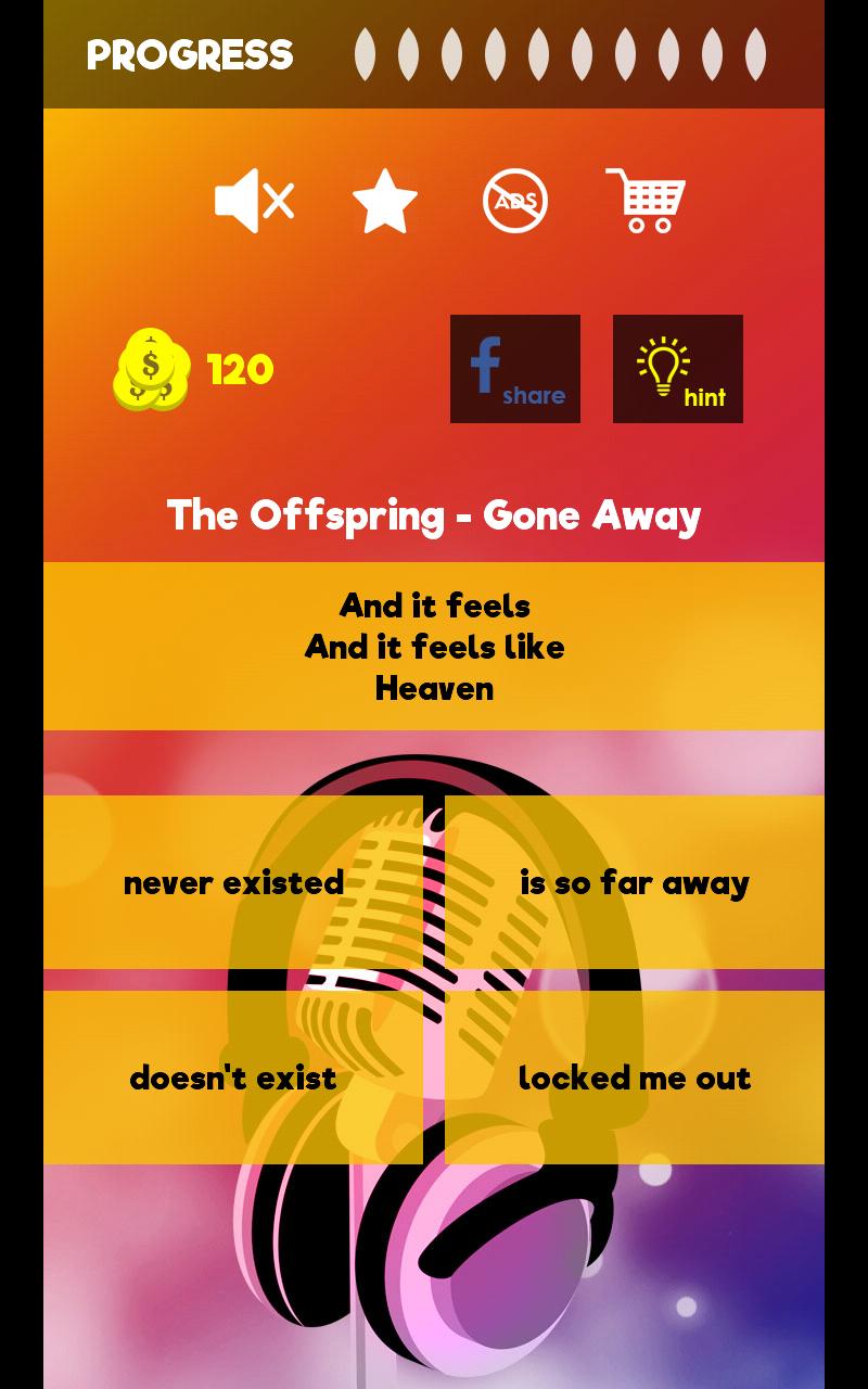 Finish The Lyrics Free Music Quiz App 3.0.2 Screenshot 13