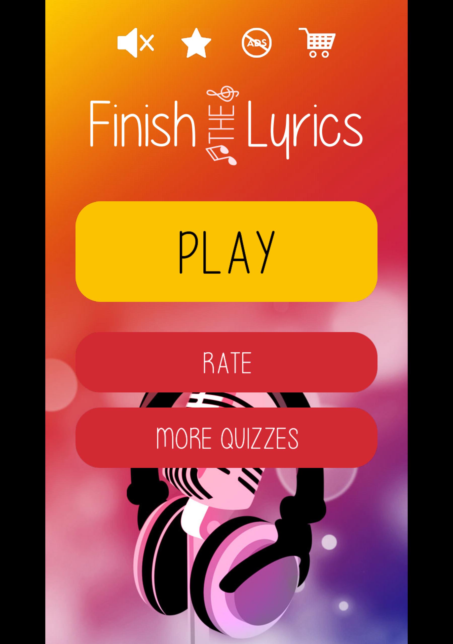 Finish The Lyrics Free Music Quiz App 3.0.2 Screenshot 6