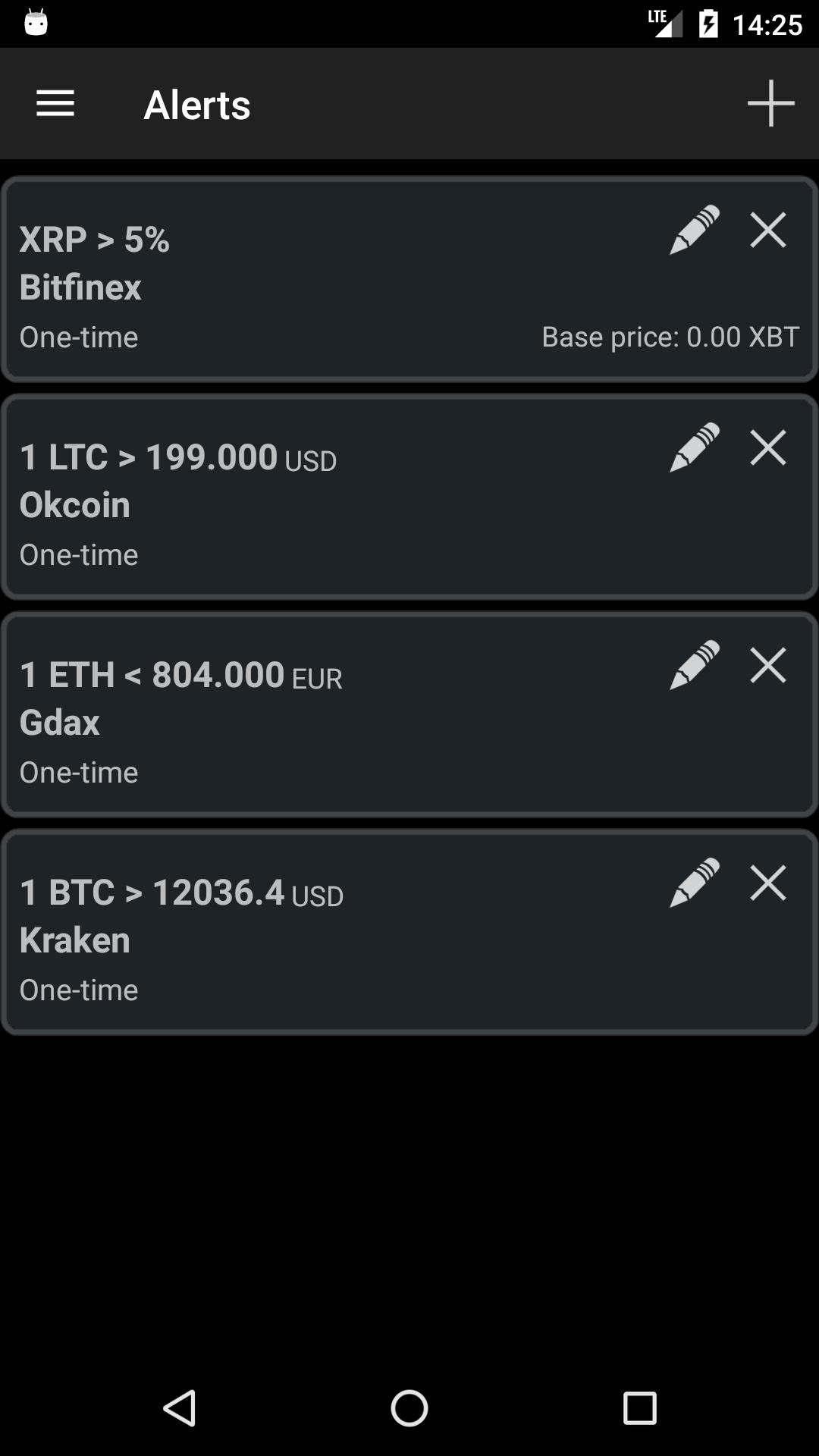 Bitcoin Ticker Widget 1.8.66 Screenshot 4