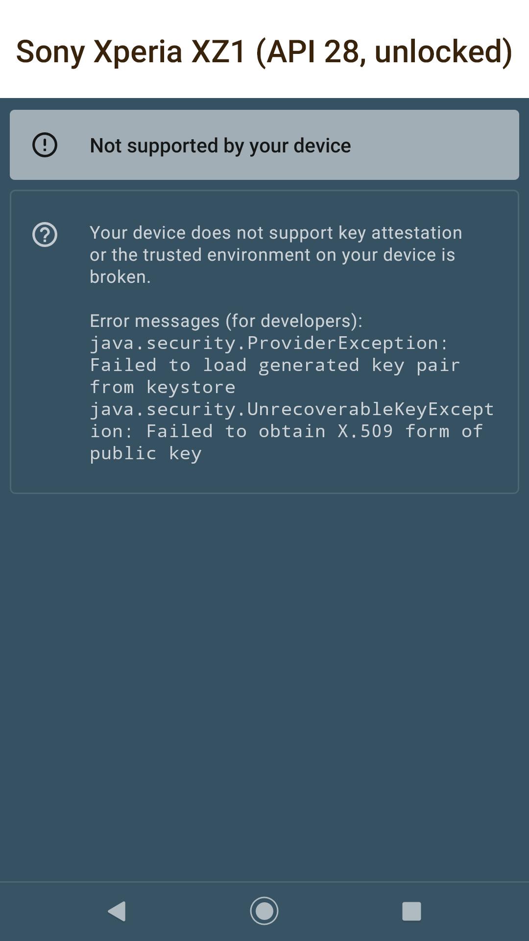 Key Attestation Demo 1.2.0 Screenshot 4