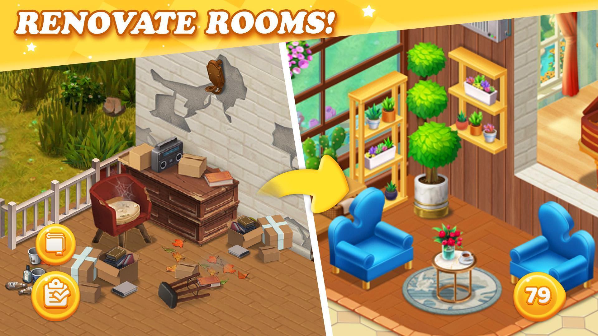 Dream Home Match ★ Renovate Mansion 5.8.0 Screenshot 1