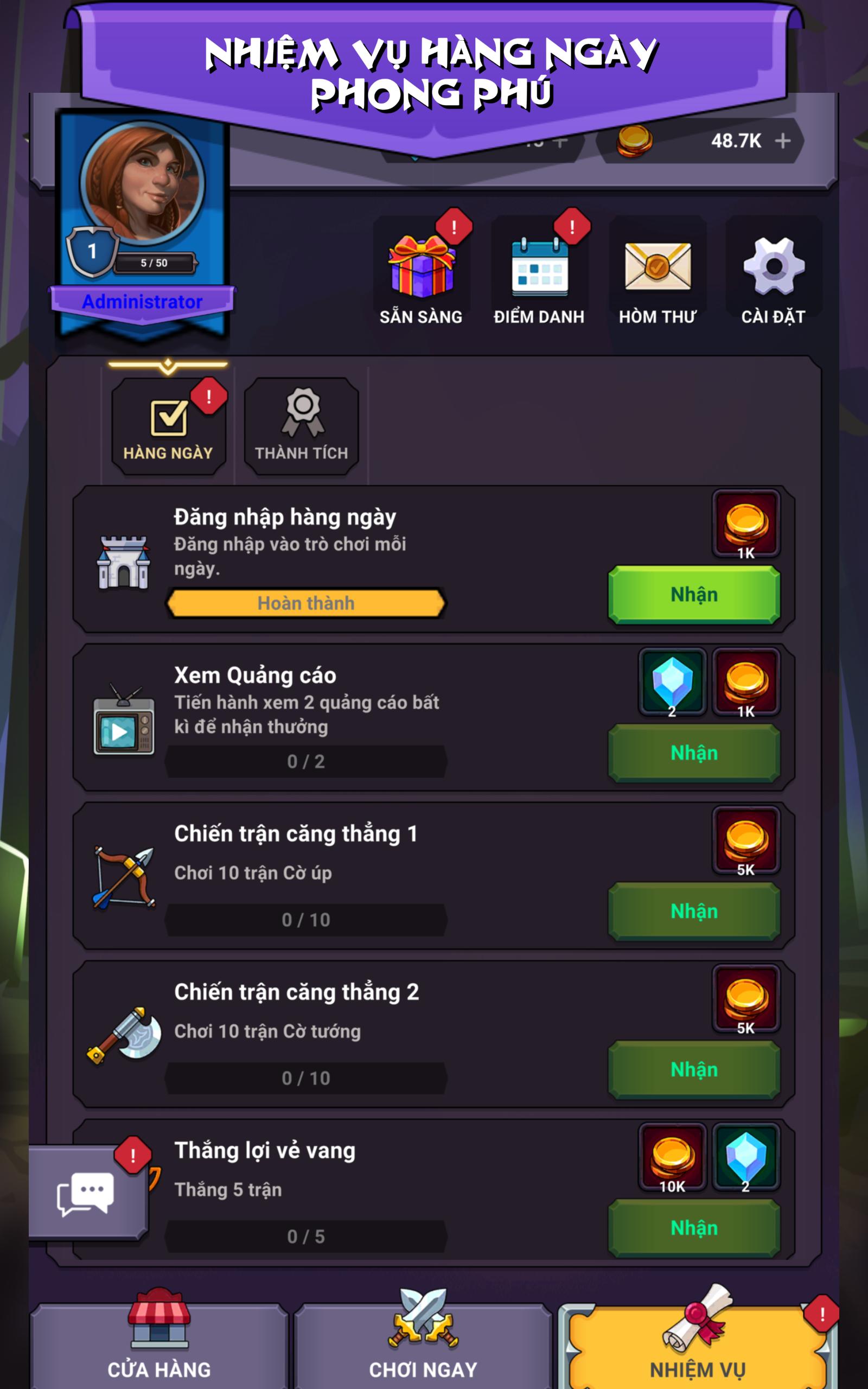 Cờ Tướng Cờ Úp Online Trảm Tướng 1.0.2.1 Screenshot 10