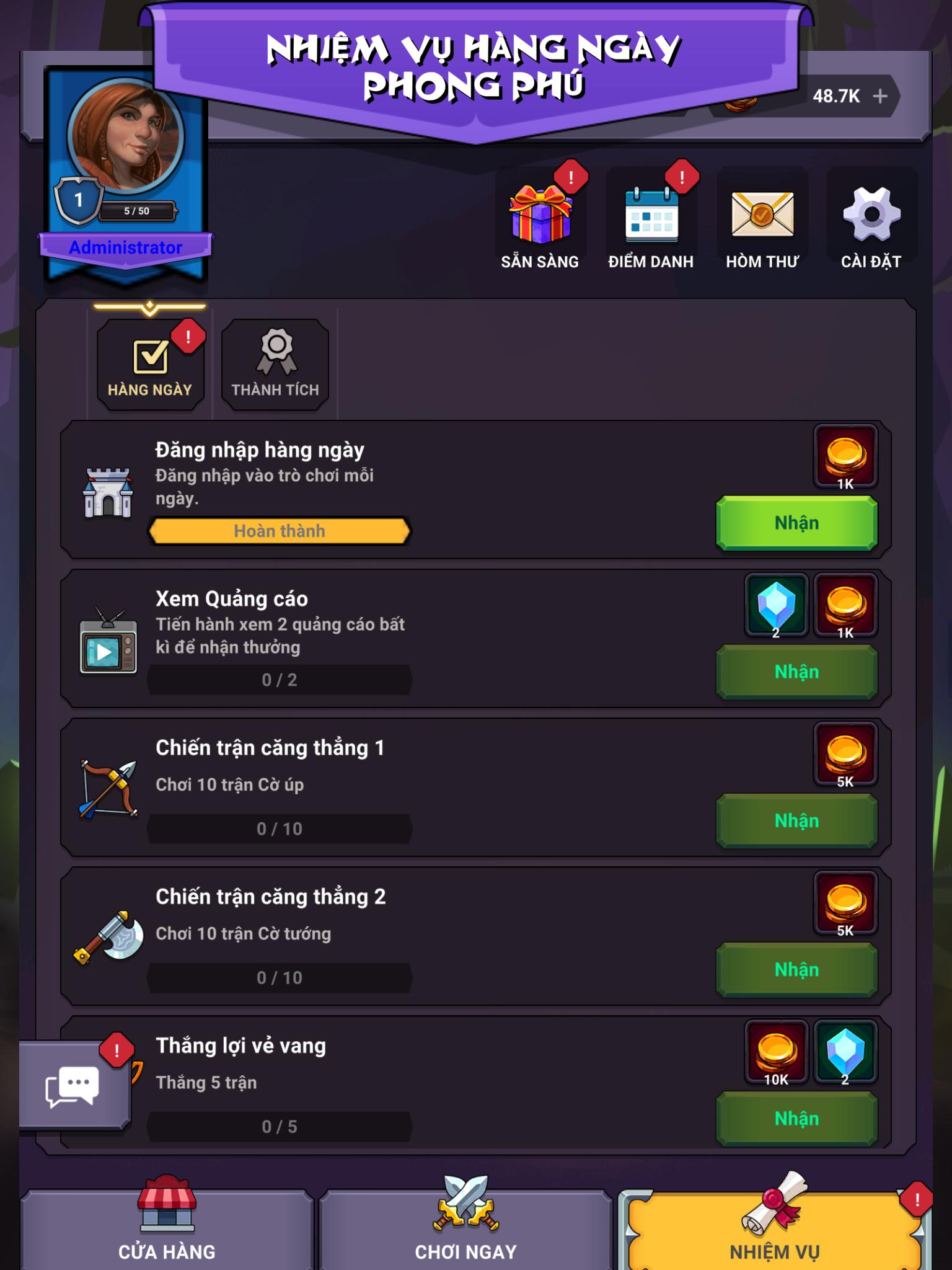 Cờ Tướng Cờ Úp Online Trảm Tướng 1.0.2.1 Screenshot 18