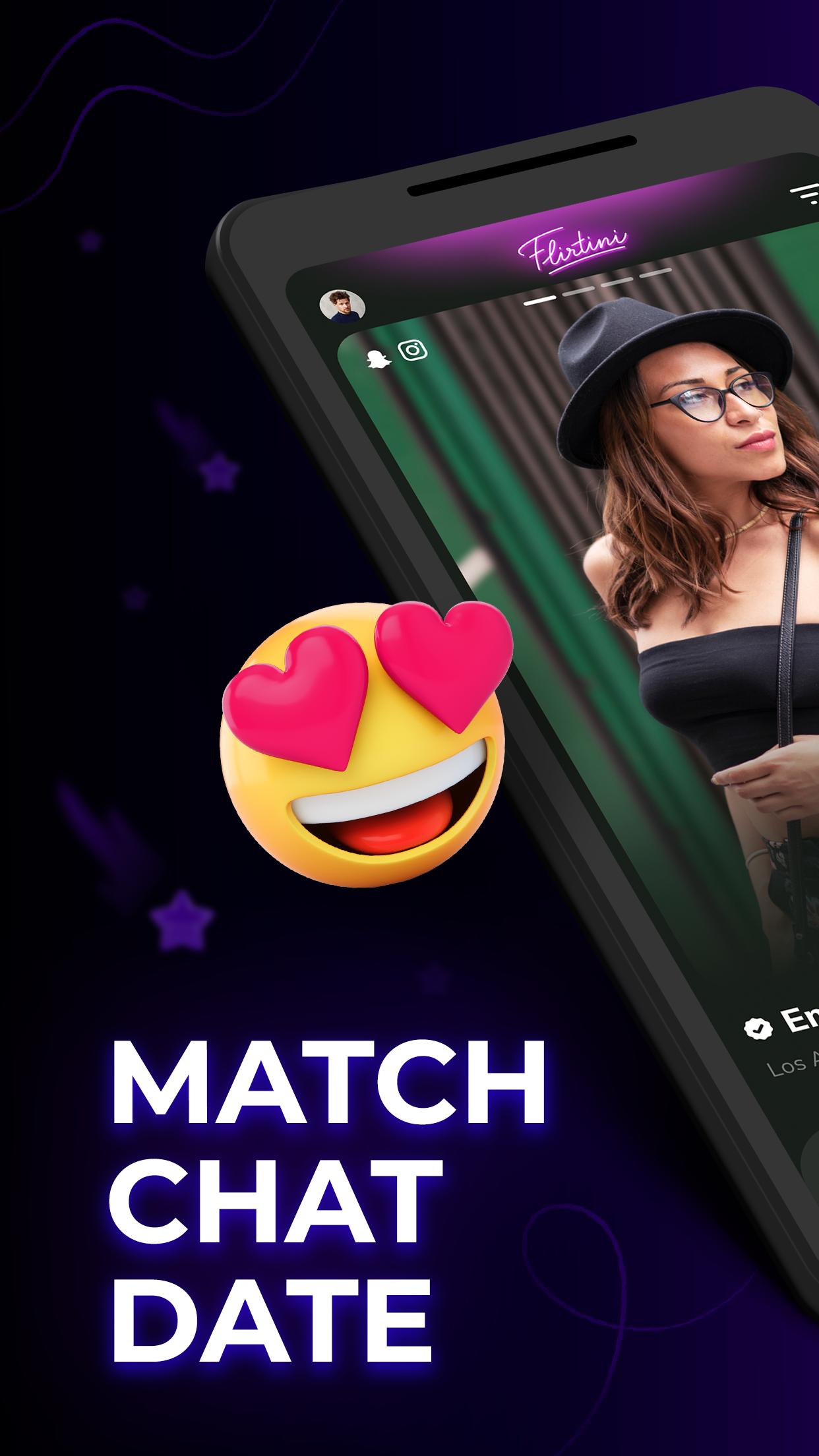 Flirtini Dating App to Meet New People & Chat 1.0.3 Screenshot 1