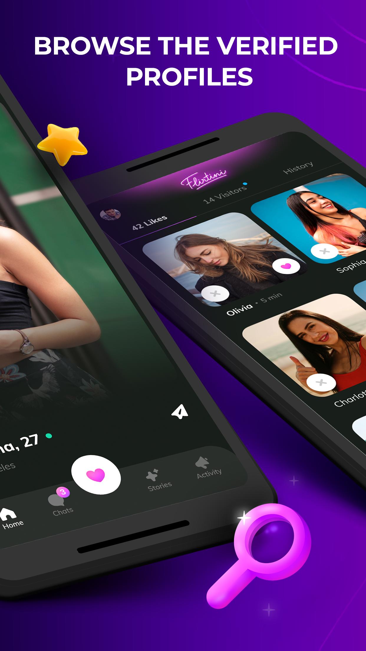 Flirtini Dating App to Meet New People & Chat 1.0.3 Screenshot 2