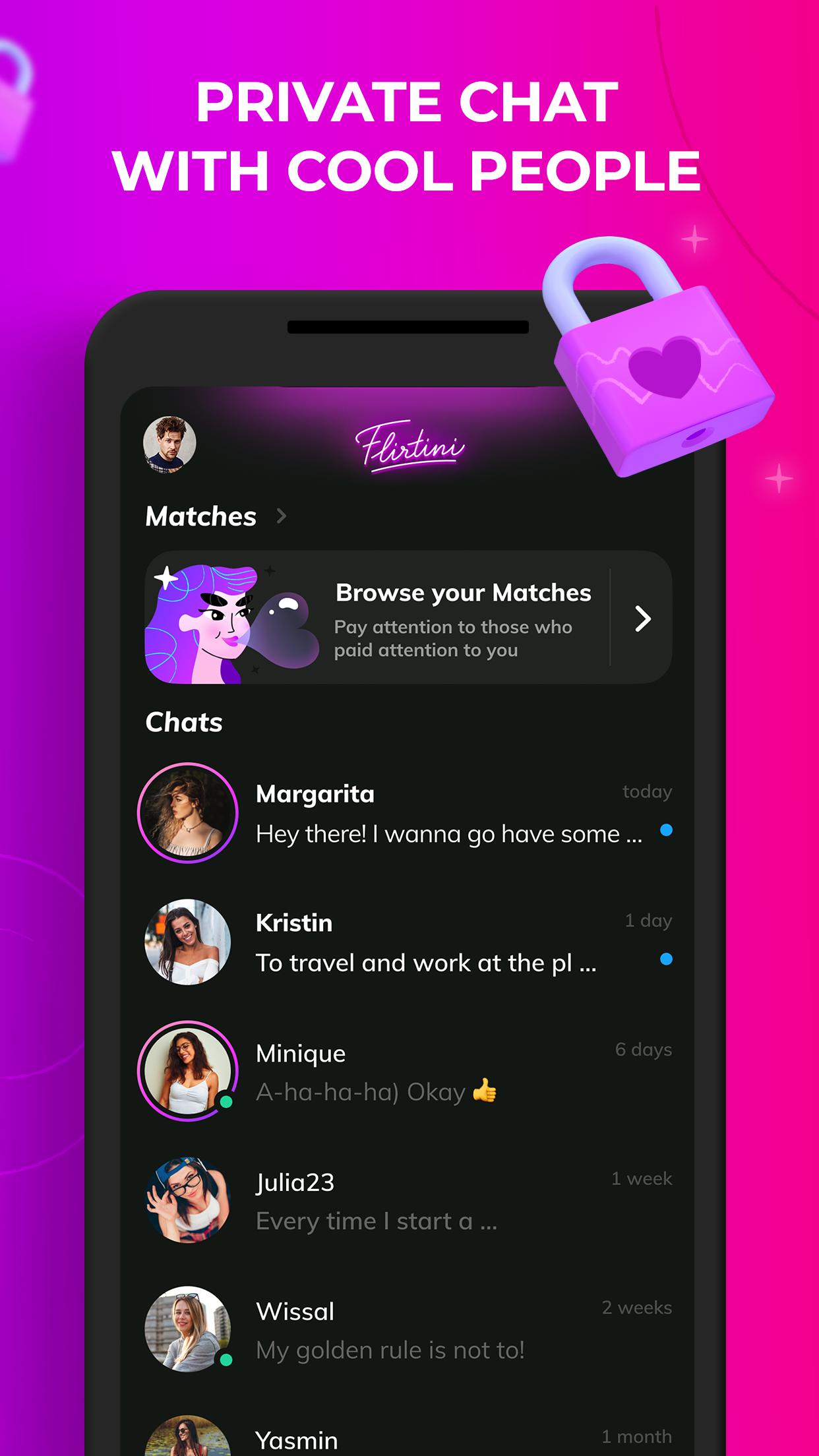 Flirtini Dating App to Meet New People & Chat 1.0.3 Screenshot 4