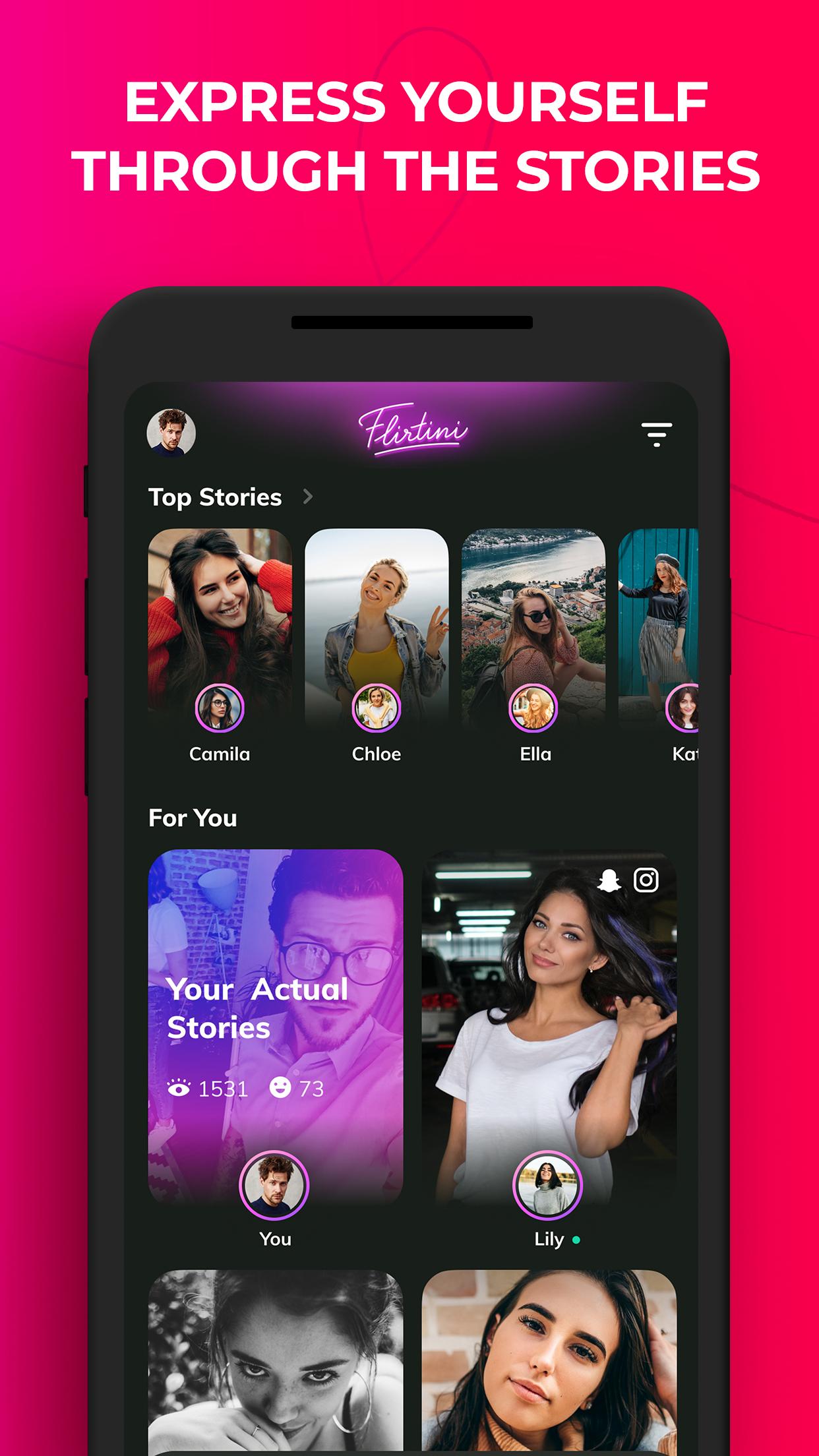 Flirtini Dating App to Meet New People & Chat 1.0.3 Screenshot 5
