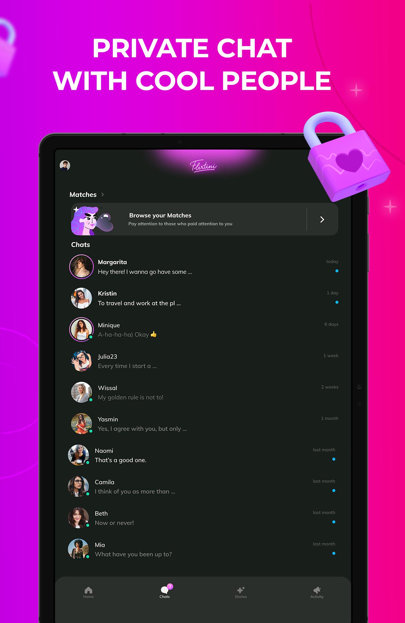 Flirtini Dating App to Meet New People & Chat 1.0.3 Screenshot 9