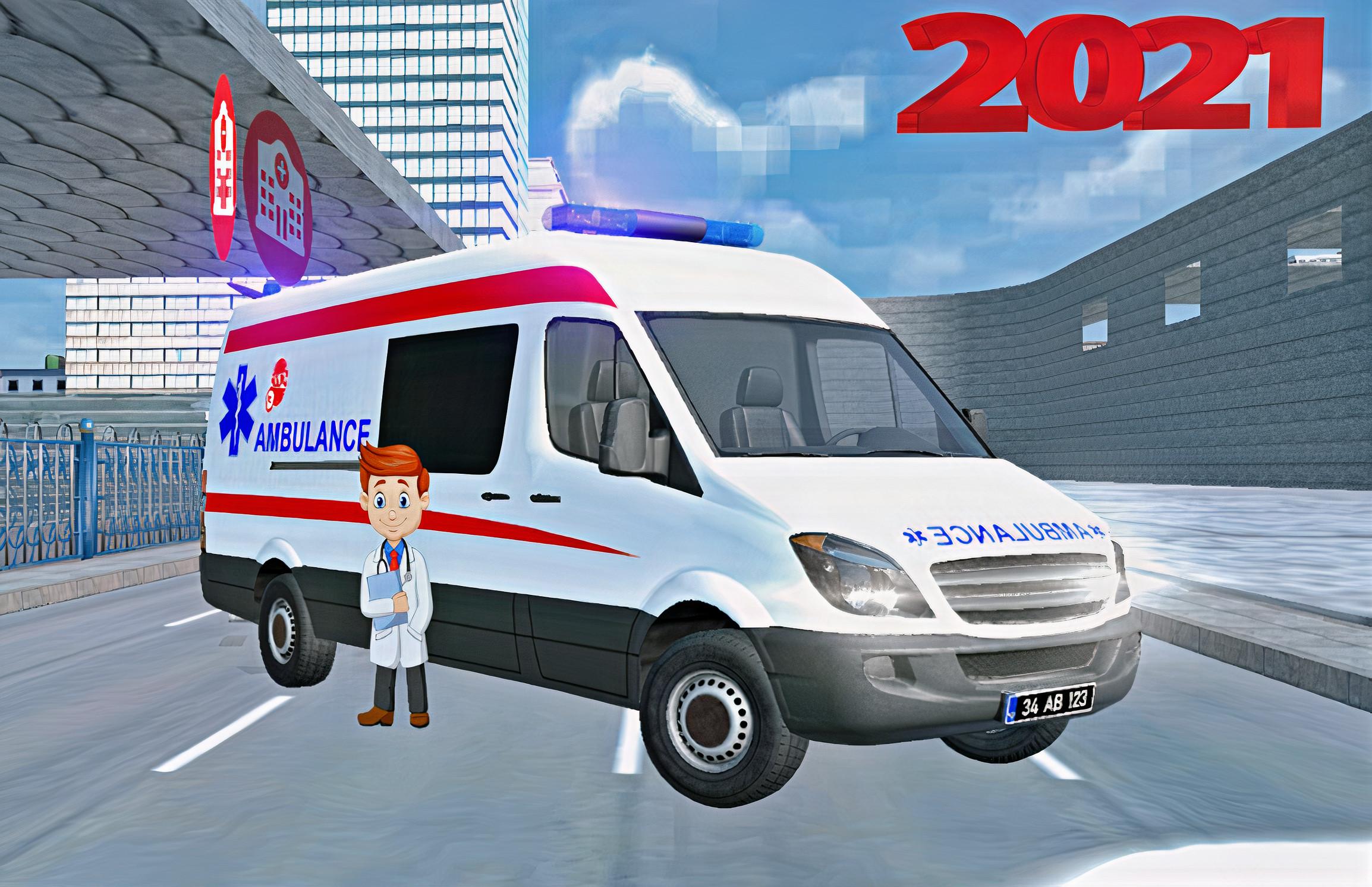 Real 112 Ambulance Car Game: Ambulance Games 2021 1.1 Screenshot 12