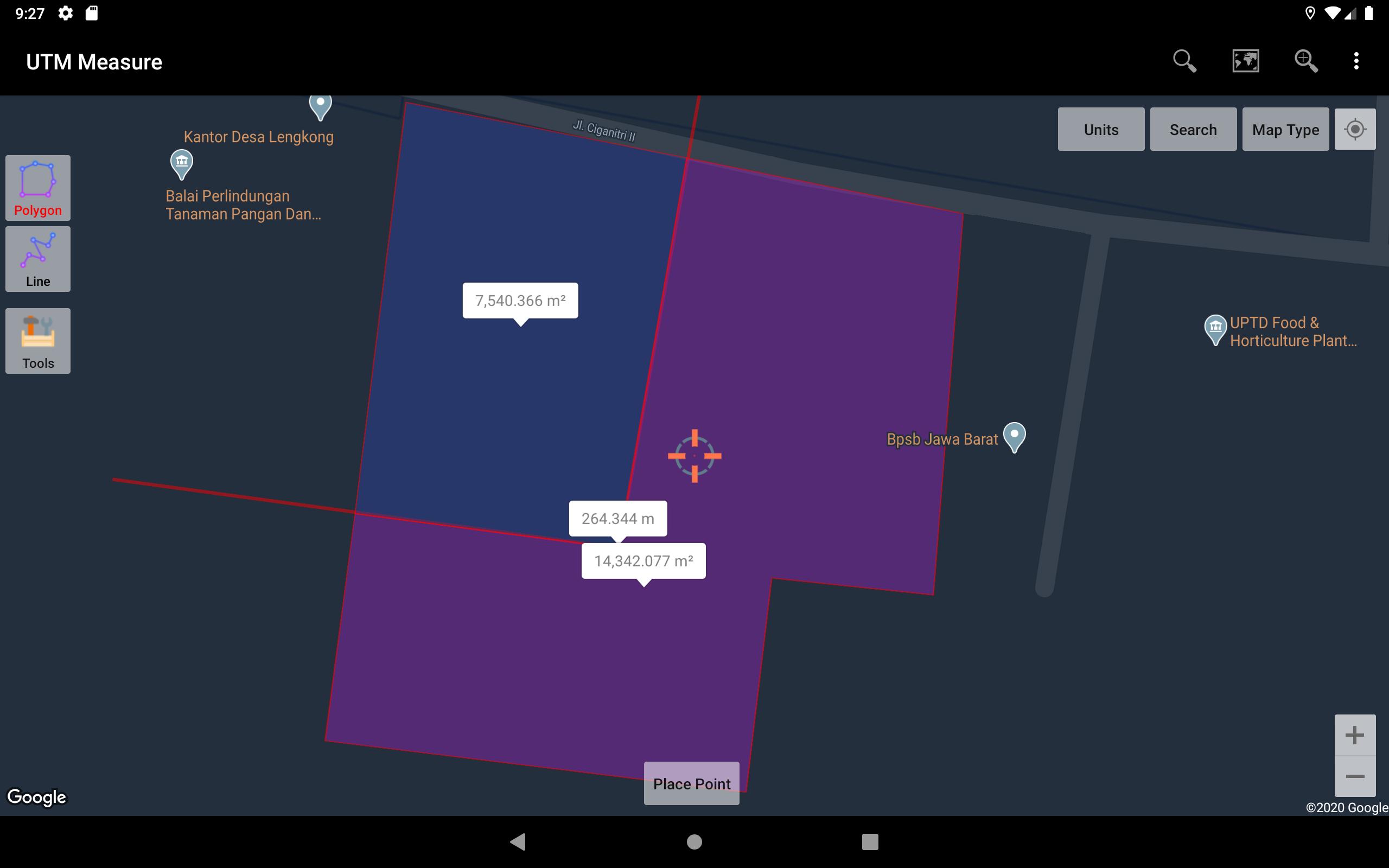 UTM Measure GPS Field & Area Measurements 1.3.5 Screenshot 9