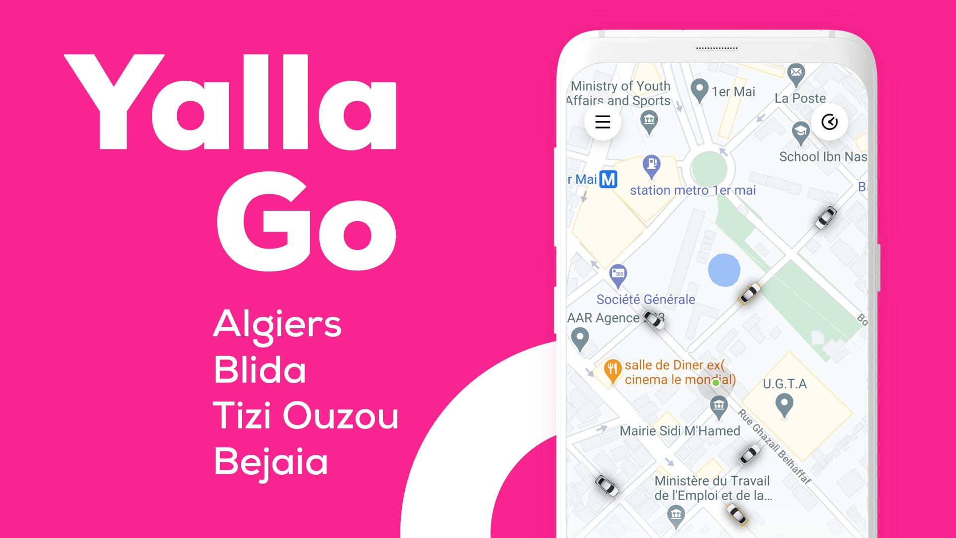 YallaGo. Taxi booking service in Algeria 0.36.11-SUBSUN Screenshot 1