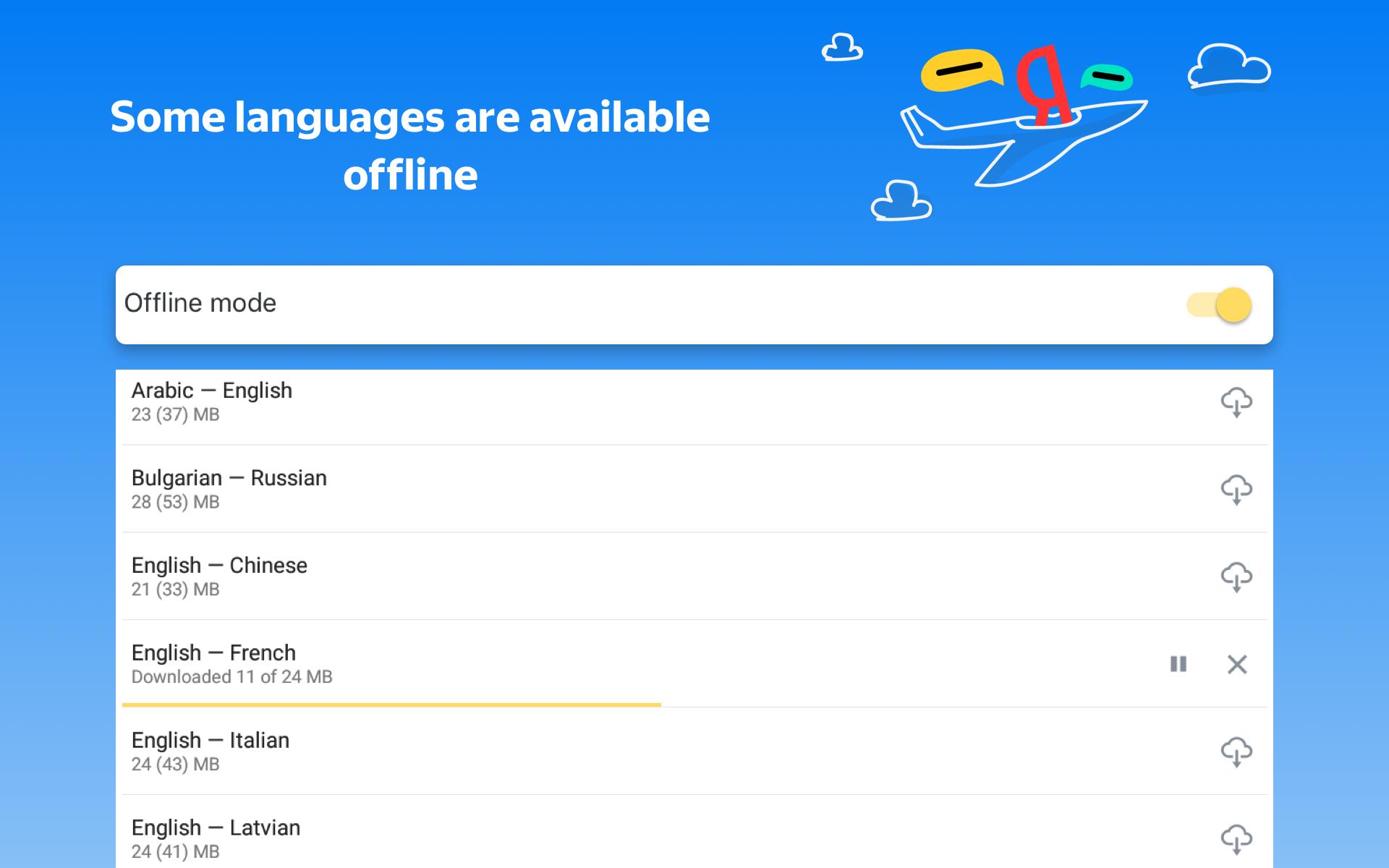 Yandex.Translate – offline translator & dictionary 20.6.10 Screenshot 11
