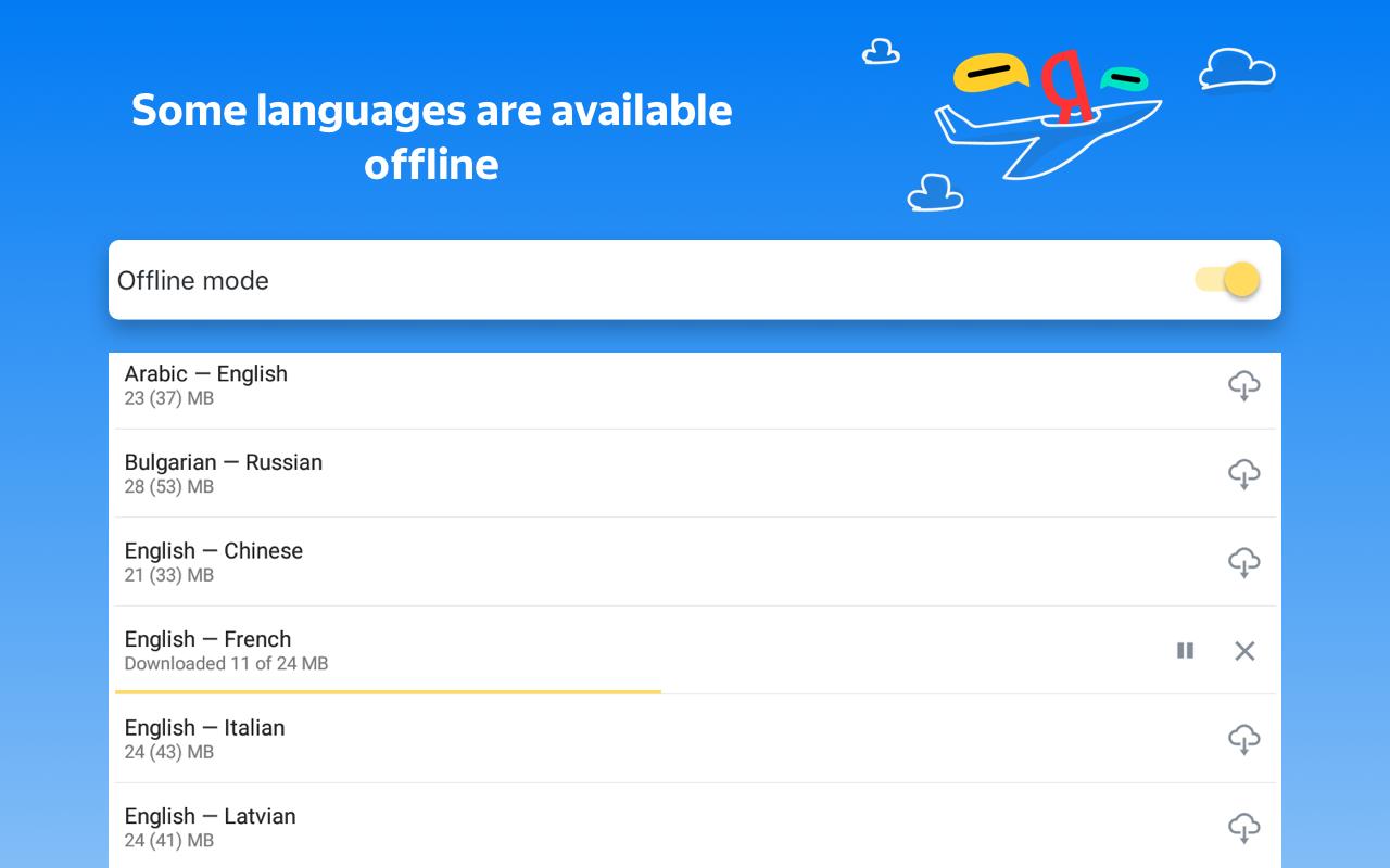 Yandex.Translate – offline translator & dictionary 20.6.10 Screenshot 19