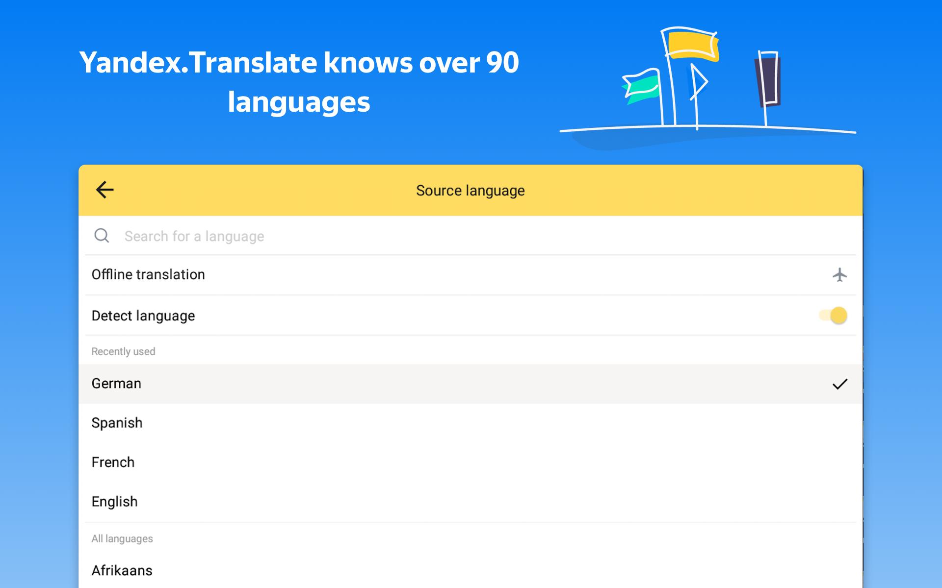 Yandex.Translate – offline translator & dictionary 20.6.10 Screenshot 9