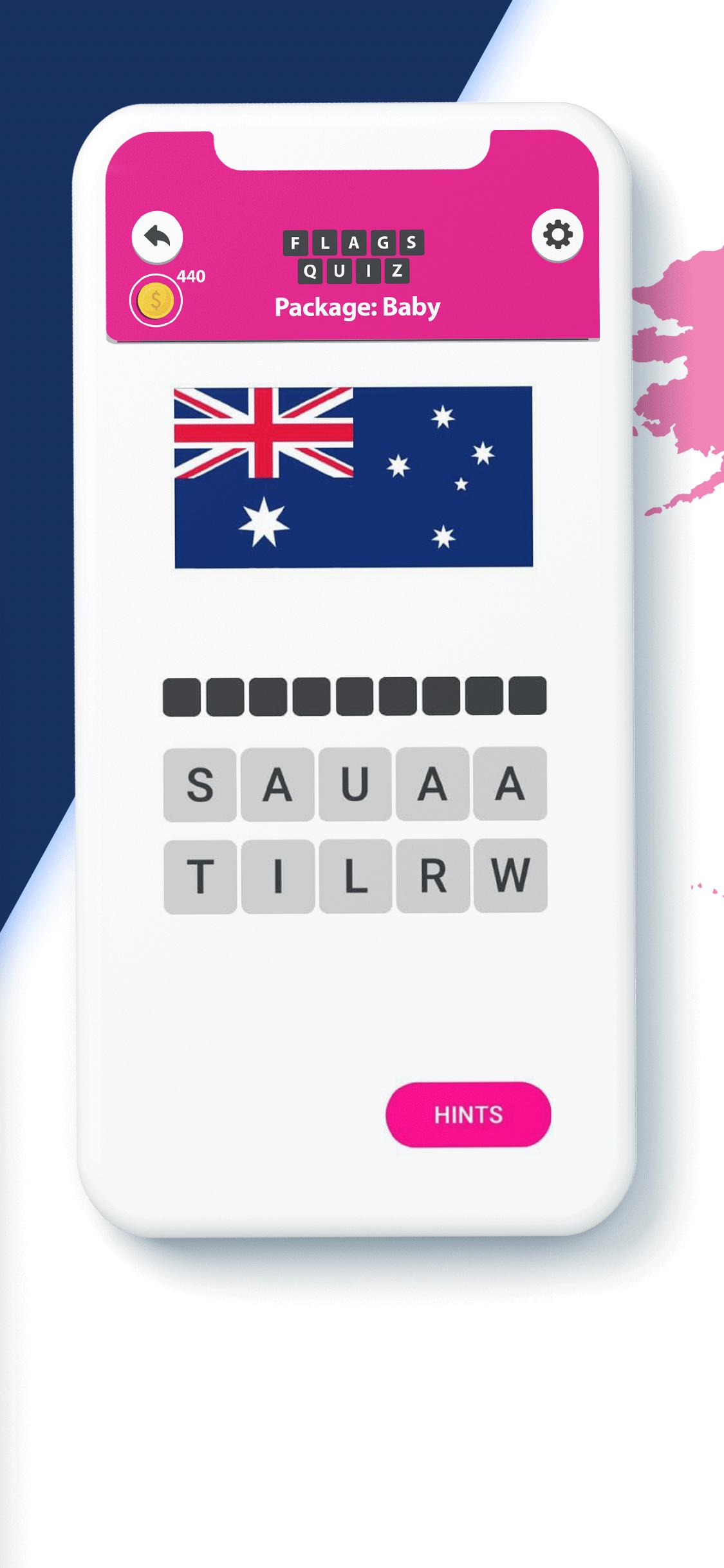 Guess the Flag - World Flags Quiz, Trivia Game 1.17 Screenshot 2